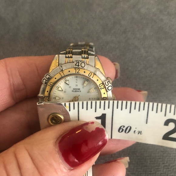 Anne Klein II Instalite silver and gold tone watch - Picture 8 of 15